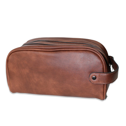 Brown Leather Toiletry Kit